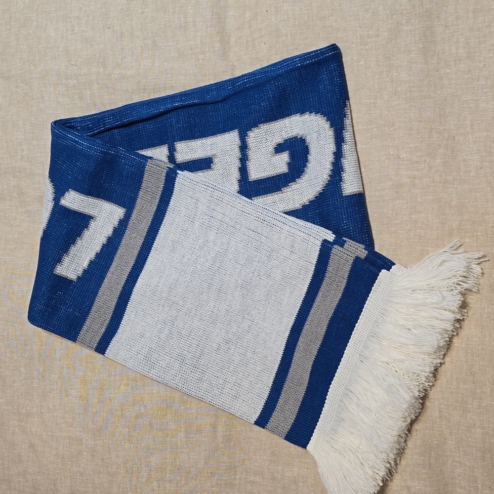 Los Angeles City Scarf Knit Winter Neck Reversible Double Sided By Eclipse